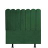 Cabeceira Estofada Dallas 140cm Casal Padrão Para Cama Box Quarto Suede Verde - Ahazzo Móveis AHAZZO - 2
