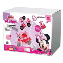 Triciclo Infantil Minnie Disney 3 em 1 Xalingo - 5