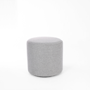 Ver imagem 1 de Puff Perse Decorativo Tecido Linho Banqueta Puffe Redondo