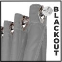 Ver imagem 4 de Cortina Blackout Lea Corta Luz 7,30 X 2,30 Quarto Cinza