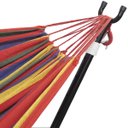 Ver imagem 3 de Rede de Descanso Dormir com Suporte Desmontável Área de Lazer Camping Importway Iwsrr-Vm Vermelho