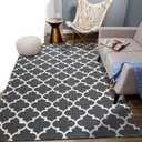 Ver imagem 1 de Tapete Flannel Sala Quarto Luxo Macio 2,00x1,40 Preto