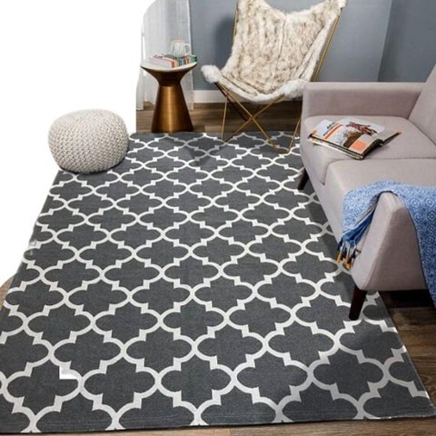 Tapete Flannel Sala Quarto Luxo Macio 2,00x1,40 Preto
