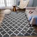 Ver imagem 2 de Tapete Flannel Sala Quarto Luxo Macio 2,00x1,40 Preto