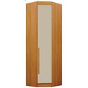 Ver imagem 1 de Guarda Roupa Modulado Individual Oblíquo Orion Cinamomo Off White 1 Porta Leifer Móveis
