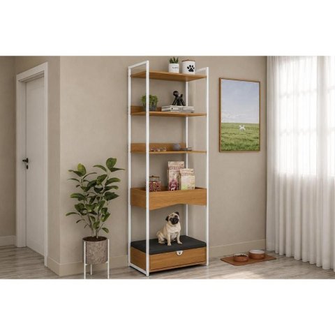 Multiuso Quarto Cama Pet p/ Cão e Gato LI059 Kappesberg Branco