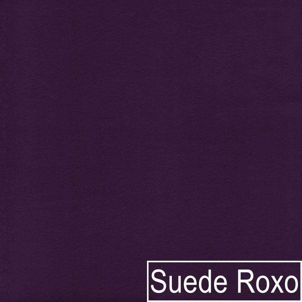 Cabeceira E Baú King 195Cm p/Cama Box - Adj Decor Roxo - 2