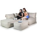 Ver imagem 2 de Sofá de Canto Linha Sofá de Chão Cor Bege Good Pufes