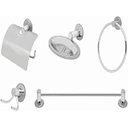 Ver imagem 1 de Acessorio Banho 5pc Bco/crom Herc