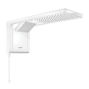 Ver imagem 1 de Chuveiro 127v Lorenzetti Acqua Duo Ultra Branco - Branco