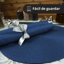 Ver imagem 7 de 12 Jogo Americano Redondo Mesa Posta Sousplat Luxo Pvc Maz