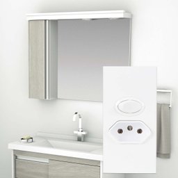 Interruptor com Tomada para Móveis Br Cm2-32 Margirius Cor:branco - 6
