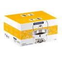 Ver imagem 3 de Rechaud Tramontina Redondo 4,3l Inox com Tampa de Vidro e Fogareiro Banho Maria
