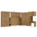 Ver imagem 3 de Quarto Modular Kappesberg Adapt Nogueira 12 Peças 470cm X 290cm