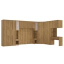 Ver imagem 1 de Quarto Modular Kappesberg Adapt Nogueira 12 Peças 470cm X 290cm
