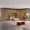 Ver imagem 2 de Quarto Modular Kappesberg Adapt Nogueira 12 Peças 470cm X 290cm