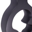 Ver imagem 3 de Vaso Decorativo Cerâmica Vazado para Centro Mesa Preto 29 Cm F04 - D'Rossi