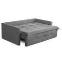 Ver imagem 4 de Sofá sem Caixa Retrátil e Reclinável 1,65m com Molas Maísa Suede Adonai Estofados