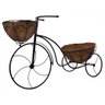 Bicicleta Jardim Cachepo Duplo Metal Decorativa Planta Vaso (FRO-2) Braslu - 3