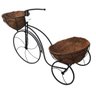 Bicicleta Jardim Cachepo Duplo Metal Decorativa Planta Vaso (FRO-2) Braslu - 4