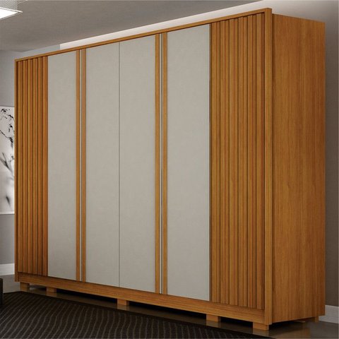 Guarda Roupa Casal 6 Portas 6 Gavetas Firenze - Arbo Design