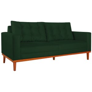 Sofá 2 Lugares Dubai Suede - Amarena Móveis Sofá 2 Lugares Sofás Verde