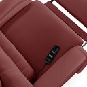 Ver imagem 7 de Poltrona do Papai Sala de Cinema Reclinável Kylie Power Elétrica Massagem USB PU Vermelho G23 Gran B