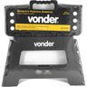 Banqueta Plástica Dobrável Preta Altura 220 Mm Vonder - 2