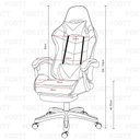 Ver imagem 4 de Cadeira Gamer Fortt Xiamen Azul - Cgf022-a