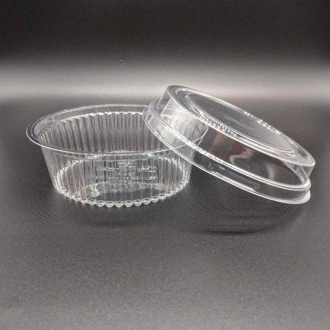 Embalagem Doce Redondo G640 Transparente 300un 170ml Galvanotek