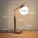 Ver imagem 3 de Abajur de Mesa Inclinado Interruptor Globo Vidro 12cm Lampada Branco Quente Decoração Casa