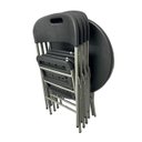 Ver imagem 7 de Mesa Cor Preta Dobrável Redonda Vghome 80cm