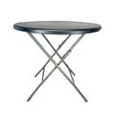 Ver imagem 2 de Mesa Cor Preta Dobrável Redonda Vghome 80cm