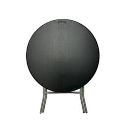 Mesa Cor Preta Dobrável Redonda Vghome 80cm - 4