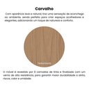 Ver imagem 5 de Estante 2 Portas 3 Nichos 172x70 4709 Carvalho Arly