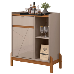 Aparador Bancada Sala de Estar Buffet Balcão Sala Jantar Bar Drink 1 Porta 1 Gaveta Bari Casa D - 4 Aparador Bancada Sala de Estar Buffet Balcão Sala Jantar Bar Drink 1 Porta 1 Gaveta Bari Casa D - 4