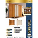Ver imagem 5 de Guarda Roupa Porto 6 Portas Ripado 4 Gavetas 10 Prateleiras Cinamomo 2 Portas Off