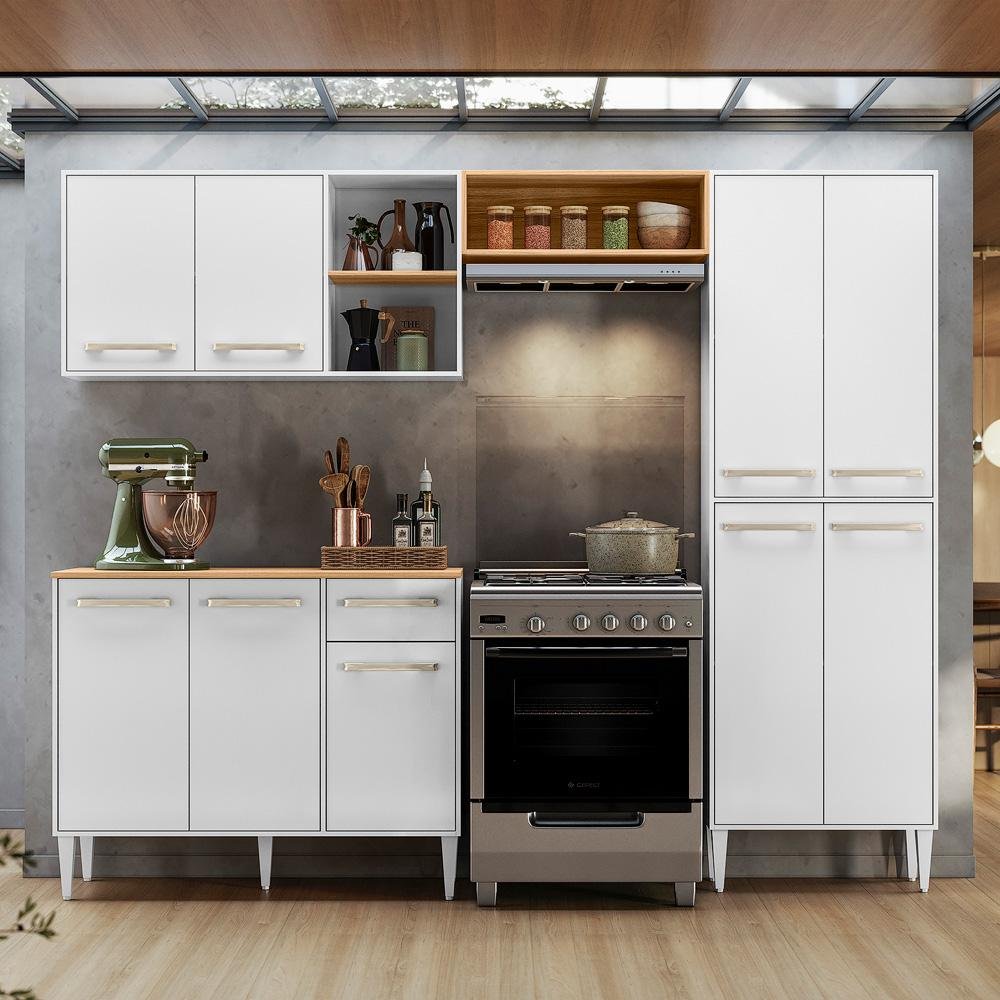 Cozinha Compacta Completa Mariah 9 Portas Nicioli - 3