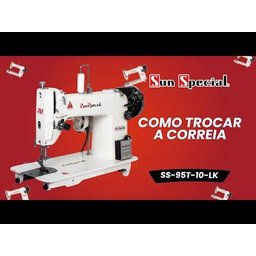 Máquina Costura Semi Industrial Reta 110v Ss95t-10-lk - Sun Special - 20