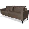 Sofa Living 2 Lugares Nori 160cm Veludo Deluxe 2231 Ezz - 6