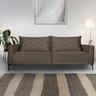 Sofa Living 2 Lugares Nori 160cm Veludo Deluxe 2231 Ezz - 10