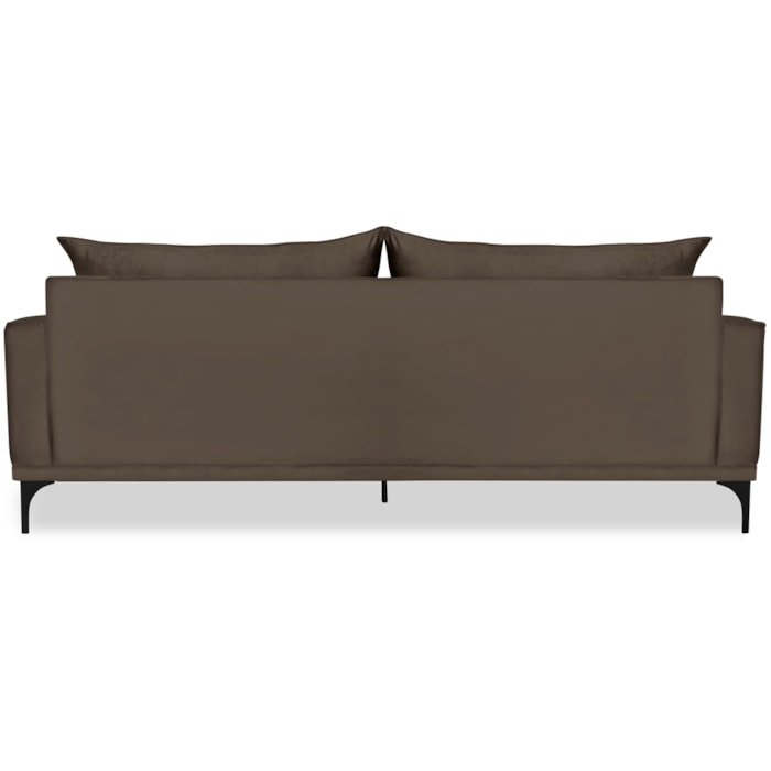 Sofa Living 2 Lugares Nori 160cm Veludo Deluxe 2231 Ezz - 7