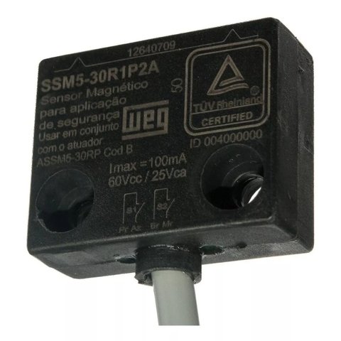 Sensor Magnético de Segurança Weg Ssm5-30r1p2a Nr12