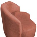 Ver imagem 6 de Namoradeira Decorativa Beatriz Orgânica Bouclé Terracota