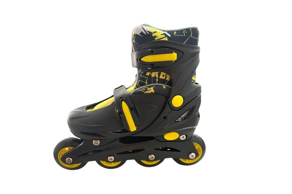 Patins Inline e Triline - 32/35 - com Mochila - Preto Terraco Up Importacao e Exportacao - 4