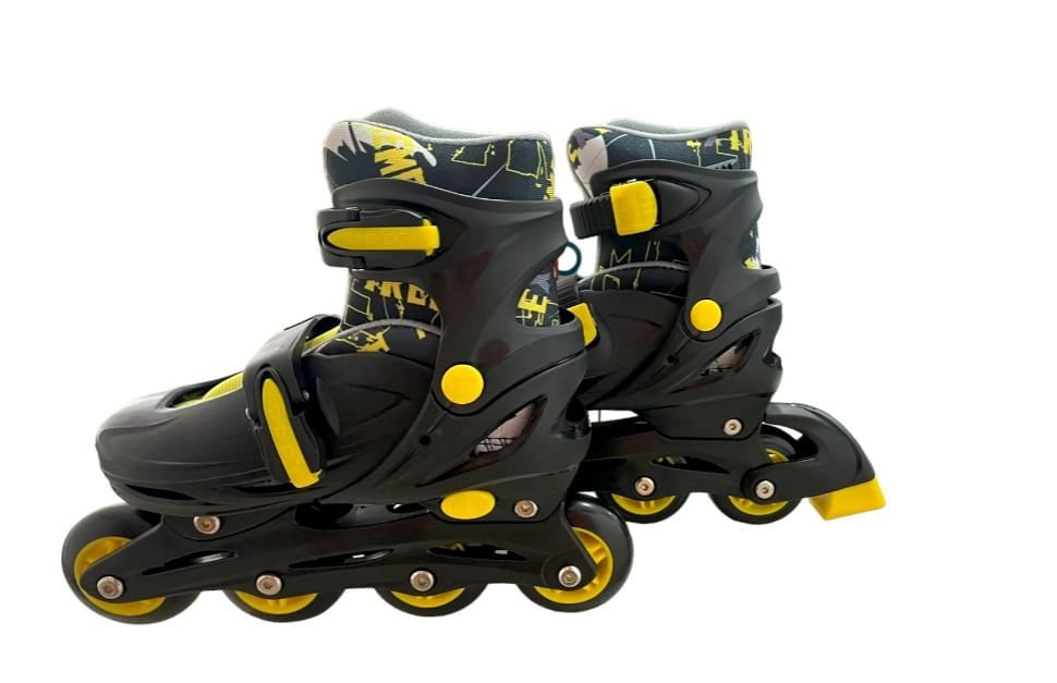 Patins Inline e Triline - 32/35 - com Mochila - Preto Terraco Up Importacao e Exportacao - 3