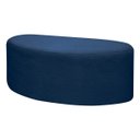 Ver imagem 1 de Puff Orgânico Palermo 100cm Bouclê - Sofa Store:bouclê Azul Marinho