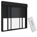 Ver imagem 1 de Janela Persiana Integrada Automática 220v Alumínio Preto - 120x150