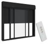Janela Persiana Integrada Automática 220v Alumínio Preto - 120x150 - 1
