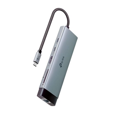 Adaptador Conversor Usb-c para Hdmi - 3 Portas Usb 3.0 - Rj45 - Leitor de Cartão - Usb-c - Tp-link